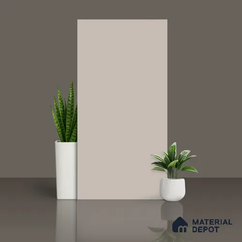 Plain Floor & Wall Full Body Tile TL 10745 Lux Crest Milano 4 ft x 2 ft Vitrified Matte Finish - 9 mm | Suitable for Living Room, Bedroom, Bathroom