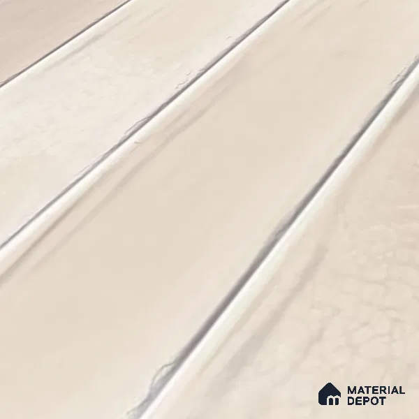 Subway Wall Tile TL 05629 Tones Lustre Cream 1 ft x 1 ft Ceramic Glossy Finish - 9 mm | Suitable for Bathroom, Kitchen Backsplash | Please Expect a Slight Variation of Pattern (Sample)