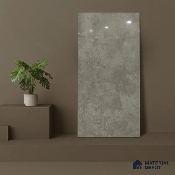 Rustic Wall Tile TL 05524 B Prestige Majestic Jade 2 ft x 4 ft Vitrified High Gloss Finish - 9 mm | 4 Random Design | Suitable for Living Room, Bedroom, Bathroom