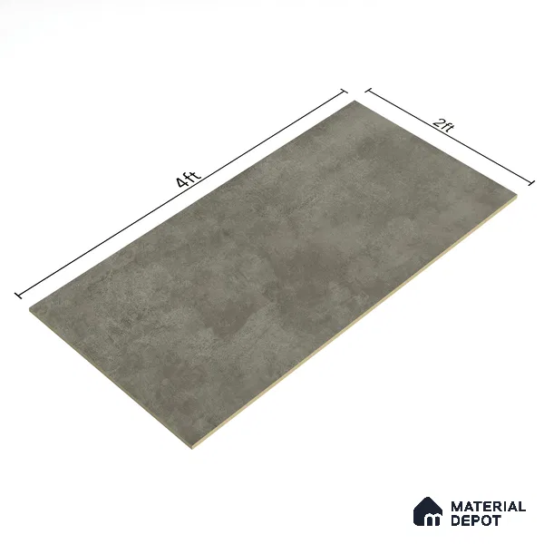 Rustic Wall Tile TL 05524 B Prestige Majestic Jade 2 ft x 4 ft Vitrified High Gloss Finish - 9 mm | 4 Random Design | Suitable for Living Room, Bedroom, Bathroom