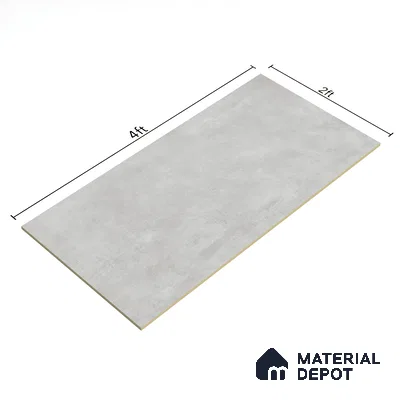 Plain Wall Tile TL 05524 Prestige Majestic Slate 2 ft x 4 ft Vitrified High Gloss Finish - 9 mm | 4 Random Design | Suitable for Living Room, Bedroom, Bathroom