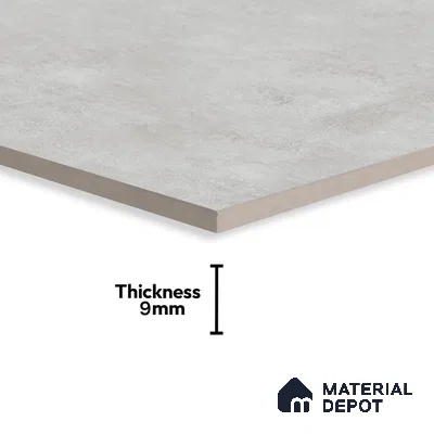 Plain Wall Tile TL 05524 Prestige Majestic Slate 2 ft x 4 ft Vitrified High Gloss Finish - 9 mm | 4 Random Design | Suitable for Living Room, Bedroom, Bathroom
