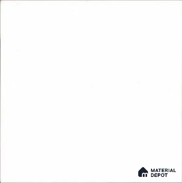 TL 03592 Plain White 600 x 600 mm Matte Finish Vitrified Floor and Wall Tile - 9 mm