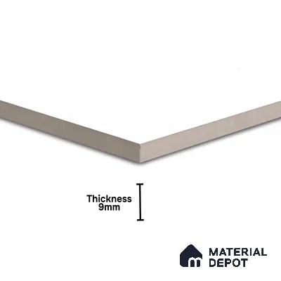 TL 03592 Plain White 600 x 600 mm Matte Finish Vitrified Floor and Wall Tile - 9 mm