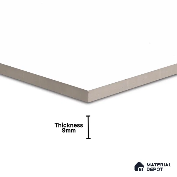 TL 03592 Plain White 600 x 600 mm Matte Finish Vitrified Floor and Wall Tile - 9 mm