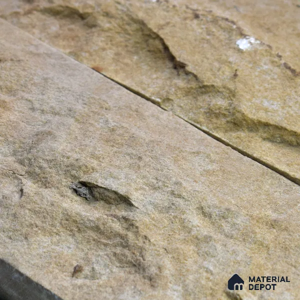 WL 00149 Planco Gold 600 x 150 mm Natural Stone Wall Cladding | Stone is a Natural Product, Please Expect Variation in Shades