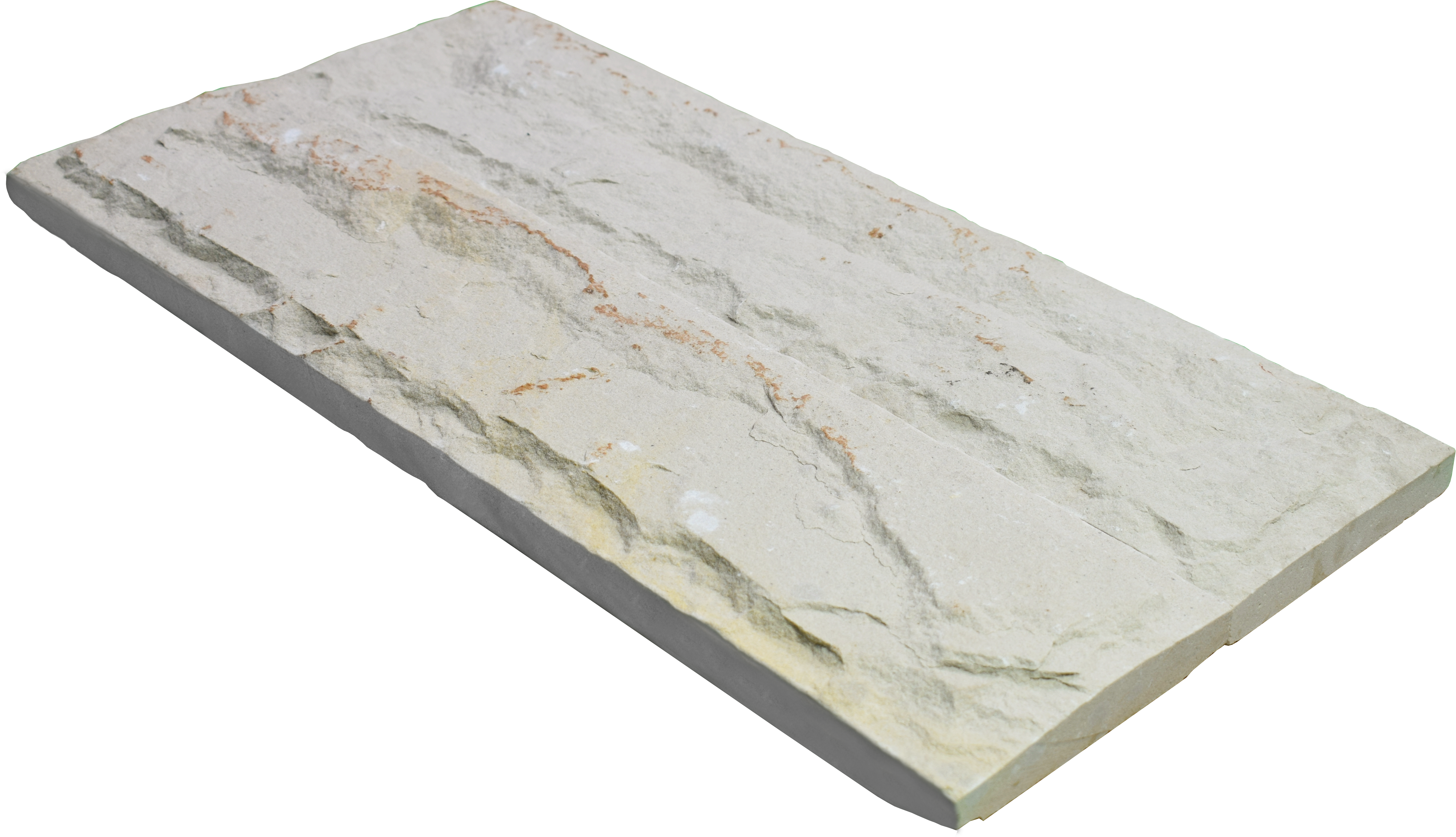 WL 00148 Planco White 600 x 150 mm Natural Stone Wall Cladding |  Stone is a Natural Product, Please Expect Variation in Shades