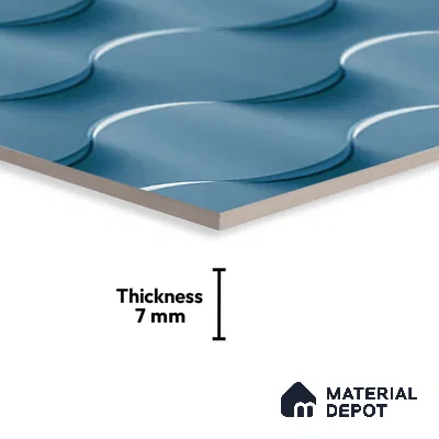 TL 05792 C Platinum Dark 450x300 mm Glossy Finish Ceramic Wall Tile - 7 mm