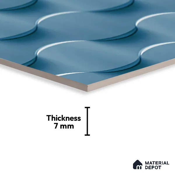 TL 05792 C Platinum Dark 450x300 mm Glossy Finish Ceramic Wall Tile - 7 mm