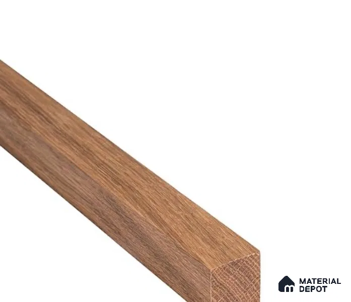 Teakwood plain Square Flat beading 15 mm x 15 mm | 7.5 feet length