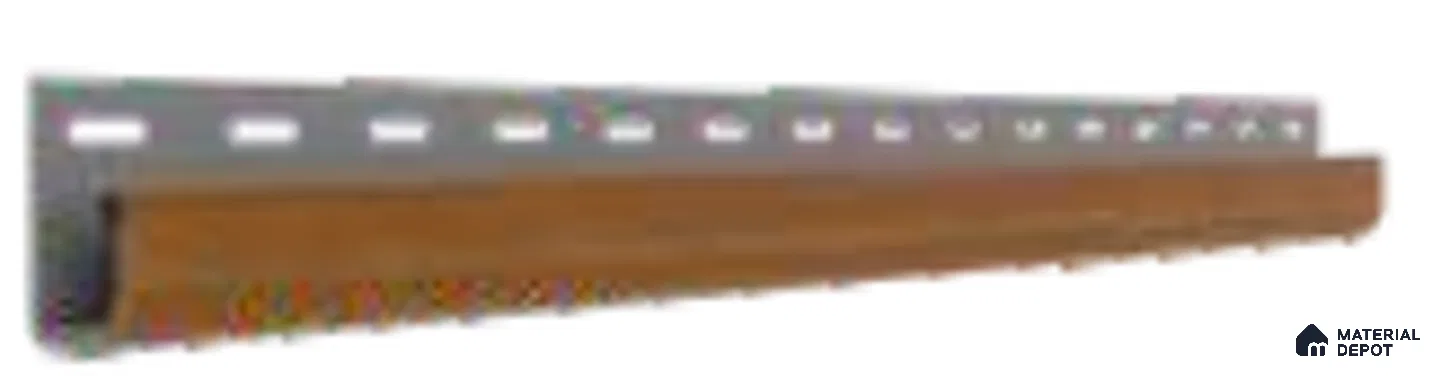 PM 00718 PVC J Trim Length of 10 ft | Compatible For Louver PN 06467