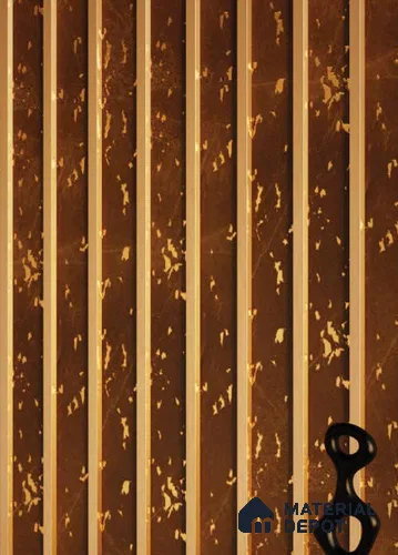 Brown Rustic Louver PN 00007 (VL 59) 8 ft x 4.9 inch  Panel - 12 mm | Suitable for Feature Wall, TV Unit & Living Room | Width is Subjected to 5% Variation