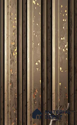 Brown Wooden Louver PN 00114 (VL 45) 8 ft x 5 inch Charcoal Panel - 12 mm | Suitable for Feature Wall, TV Unit & Living Room | Width is Subjected to 5% Variation