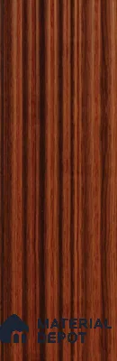 Brown Wooden Louver PN 00119 (VL 50) 8 ft x 5 inch Charcoal Panel - 12 mm | Suitable for Feature Wall, TV Unit & Living Room | Width is Subjected to 5% Variation