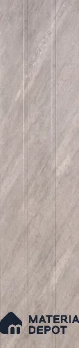 Beige Stone Louver PN 00398 10 ft x 12 inch PVC Panel - 8 mm | Suitable for Feature Wall, TV Unit & Living Room | Width is Subjected to 5% Variation
