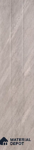 Beige Stone Louver PN 00398 10 ft x 12 inch PVC Panel - 8 mm | Suitable for Feature Wall, TV Unit & Living Room | Width is Subjected to 5% Variation