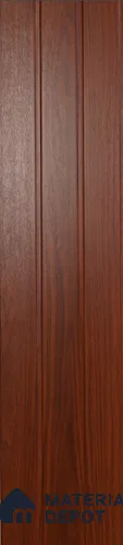 Brown Wooden Louver PN 00405 10 ft x 12 inch PVC Panel - 8 mm | Suitable for Feature Wall, TV Unit & Living Room | Width is Subjected to 5% Variation