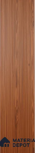 Brown Wooden Louver PN 00406 10 ft x 12 inch PVC Panel - 8 mm | Suitable for Feature Wall, TV Unit & Living Room | Width is Subjected to 5% Variation
