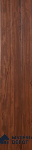 Brown Wooden Louver PN 00409 10 ft x 12 inch PVC Panel - 8 mm | Suitable for Feature Wall, TV Unit & Living Room | Width is Subjected to 5% Variation