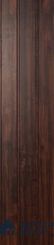 Brown Wooden Louver PN 00410 10 ft x 12 inch PVC Panel - 8 mm | Suitable for Feature Wall, TV Unit & Living Room | Width is Subjected to 5% Variation