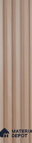 Beige Wooden Louver PN 00426 9.5 ft x 6.5 inch WPC Panel - 23 mm | Suitable for Feature Wall, TV Unit & Living Room | Width is Subjected to 5% Variation
