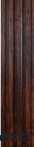 Brown Wooden Louver PN 00427 9.5 ft x 6.5 inch WPC Panel - 23 mm | Suitable for Feature Wall, TV Unit & Living Room | Width is Subjected to 5% Variation