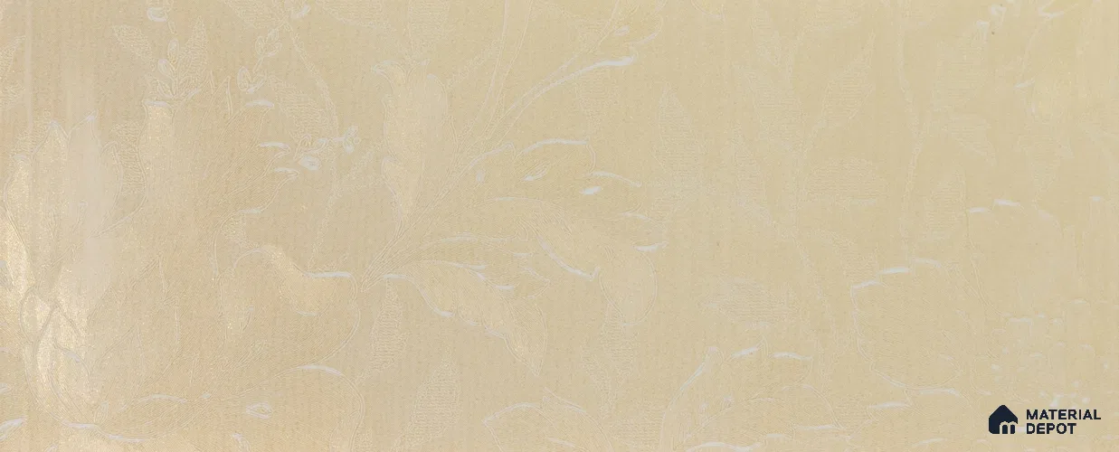 Beige Patterned Look PVC Decorative Wall Panel PN 00436 10 ft x 10 inch - 6 mm | Suitable for Feature Wall, TV Unit & Living Room | Width is Subjected to 5% Variation