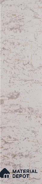 White Metallic Look PVC Decorative Wall Panel PN 00449 10 ft x 10 inch - 6 mm | Suitable for Feature Wall, TV Unit & Living Room | Width is Subjected to 5% Variation