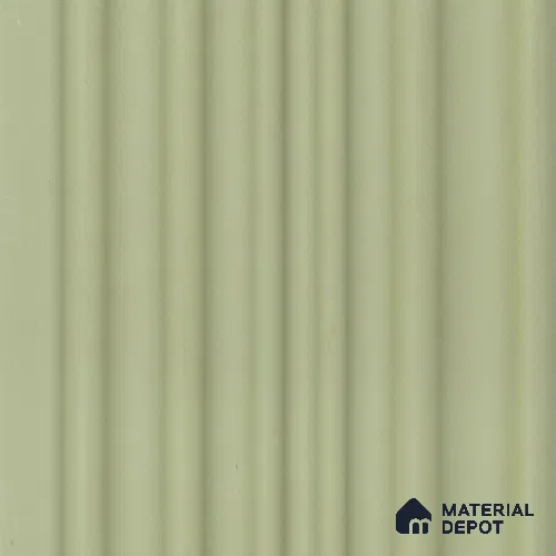 Green Plain Colour Louver PN 00515 9.5 ft x 4.8 inch Charcoal Panel - 12 mm | Suitable for Feature Wall, TV Unit & Living Room | Width is Subjected to 5% Variation
