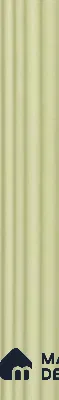 Green Plain Colour Louver PN 00515 9.5 ft x 4.8 inch Charcoal Panel - 12 mm | Suitable for Feature Wall, TV Unit & Living Room | Width is Subjected to 5% Variation