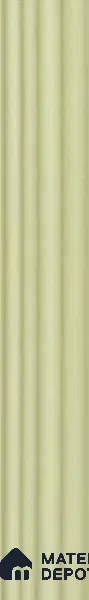 Green Plain Colour Louver PN 00515 9.5 ft x 4.8 inch Charcoal Panel - 12 mm | Suitable for Feature Wall, TV Unit & Living Room | Width is Subjected to 5% Variation