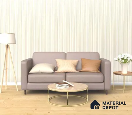 White Plain Colour Look PN 00519 9.5 ft x 4.8 inch Charcoal Panel - 12 mm | Suitable for Feature Wall, TV Unit & Living Room | Width is Subjected to 5% Variation