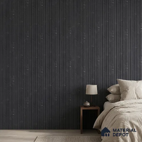 Graphite Black Marble Look PN 00525 9.5 ft x 4.8 inch Charcoal Panel - 12 mm | Suitable for Feature Wall, TV Unit & Living Room | Width is Subjected to 5% Variation
