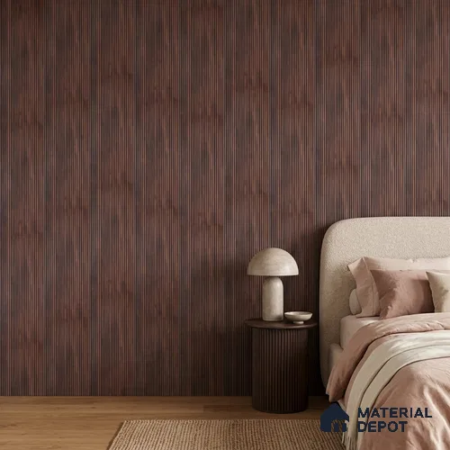 Wooden Look PN 00533 8 ft x 6.2 inch Charcoal Panel - 6 mm | Suitable for Feature Wall, TV Unit & Living Room | Width is Subjected to 5% Variation