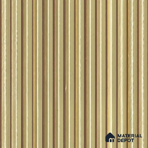 Brown Metallic Louver PN 00540 8 ft x 6.2 inch Charcoal Panel - 6 mm | Suitable for Feature Wall, TV Unit & Living Room | Width is Subjected to 5% Variation