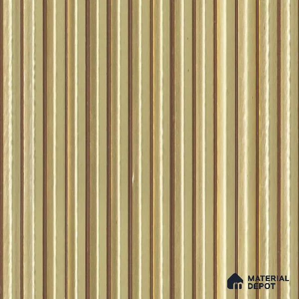 Brown Metallic Louver PN 00540 8 ft x 6.2 inch Charcoal Panel - 6 mm | Suitable for Feature Wall, TV Unit & Living Room | Width is Subjected to 5% Variation