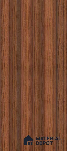 Brown Wooden Louver PN 00551 8 ft x 4.3 inch Charcoal Panel - 15 mm | Suitable for Feature Wall, TV Unit & Living Room | Width is Subjected to 5% Variation