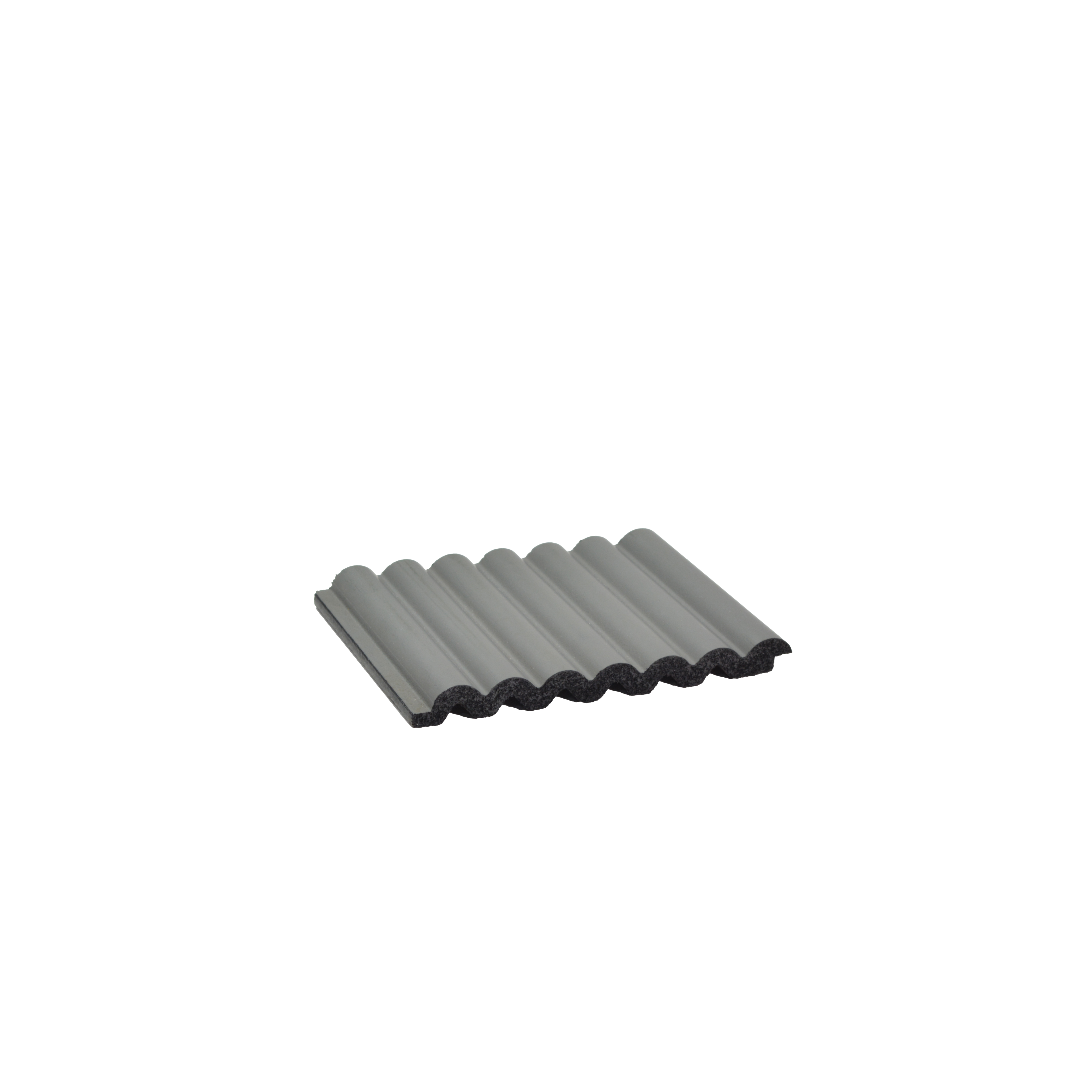 Grey Plain Colour Louver PN 00616 8 ft x 4.9 inch Charcoal Panel - 11 mm | Suitable for Feature Wall, TV Unit & Living Room | Width is Subjected to 5% Variation