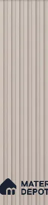 Brown Plain Colour Louver PN 00636 8 ft x 4 inch Charcoal Panel - 11 mm | Suitable for Feature Wall, TV Unit & Living Room | Width is Subjected to 5% Variation