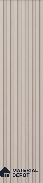 Brown Plain Colour Louver PN 00636 8 ft x 4 inch Charcoal Panel - 11 mm | Suitable for Feature Wall, TV Unit & Living Room | Width is Subjected to 5% Variation