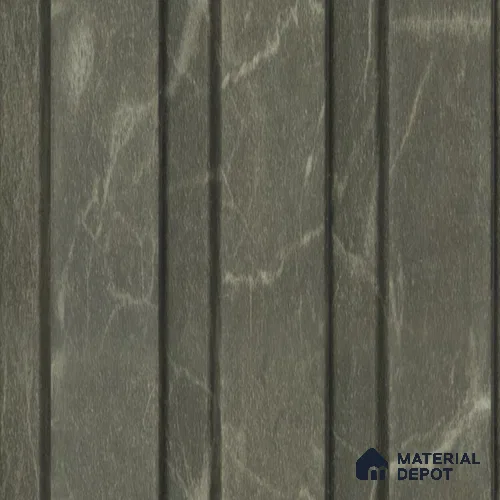 Brown Marble Louver PN 00662 8 ft x 4.8 inch Charcoal Panel - 11 mm | Suitable for Feature Wall, TV Unit & Living Room | Width is Subjected to 5% Variation