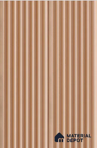 Brown Metallic Louver PN 01995 9 ft x 4.8 inch Charcoal Panel - 14 mm | Suitable for Feature Wall, TV Unit & Living Room | Width is Subjected to 5% Variation