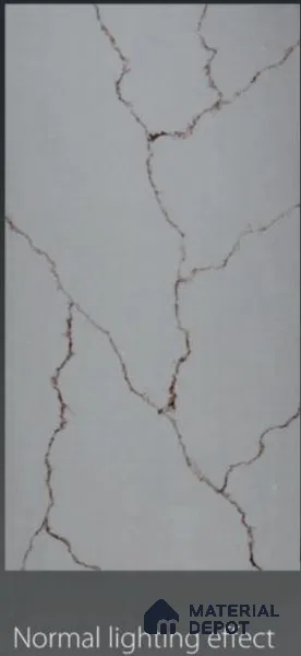 Grey Marble Look Alabaster Sheet/Panel 8 ft x 4 ft - 5 mm | PN 03051 | Suitable for Pooja Room, Feature Wall, Foyer, Ceiling & Reception | Width is Subjected to 5% Variation