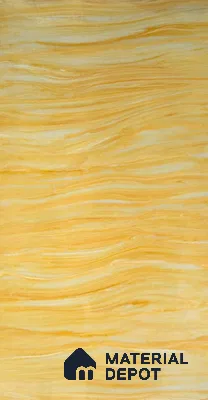 Gold Marble Look Alabaster Sheet/Panel 8 ft x 4 ft - 6 mm | PN 03109 | Suitable for Pooja Room, Feature Wall, Foyer, Ceiling & Reception | Width is Subjected to 5% Variation