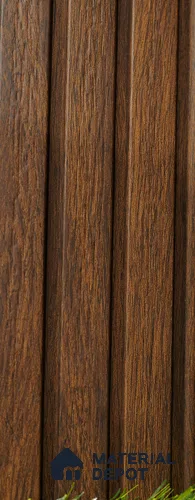 Brown Wooden Louver PN 03483 8 ft x 1.2 inch Charcoal Panel - 18 mm | Suitable for Feature Wall, TV Unit & Living Room | Width is Subjected to 5% Variation