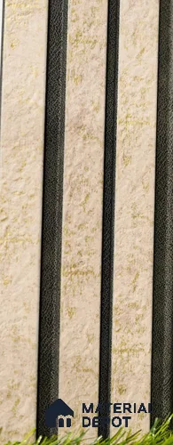 Cream Marble Louver PN 03491 8 ft x 1.2 inch Charcoal Panel - 18 mm | Suitable for Feature Wall, TV Unit & Living Room | Width is Subjected to 5% Variation