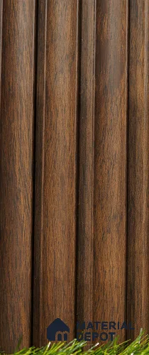 Brown Wooden Louver PN 03493 8 ft x 1.2 inch Charcoal Panel - 20 mm | Suitable for Feature Wall, TV Unit & Living Room | Width is Subjected to 5% Variation