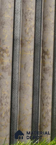 Multi Colour Metallic Louver PN 03501 8 ft x 1.2 inch Charcoal Panel - 20 mm | Suitable for Feature Wall, TV Unit & Living Room | Width is Subjected to 5% Variation