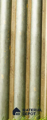 Multi Colour Metallic Louver PN 03507 8 ft x 1.2 inch Charcoal Panel - 20 mm | Suitable for Feature Wall, TV Unit & Living Room | Width is Subjected to 5% Variation