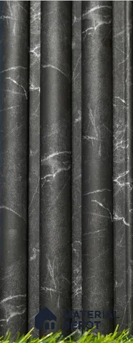 Black Marble Louver PN 03512 8 ft x 1.2 inch Charcoal Panel - 20 mm | Suitable for Feature Wall, TV Unit & Living Room | Width is Subjected to 5% Variation